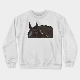 Bay Fox Hunter Watercolor with Gold Foil Crewneck Sweatshirt